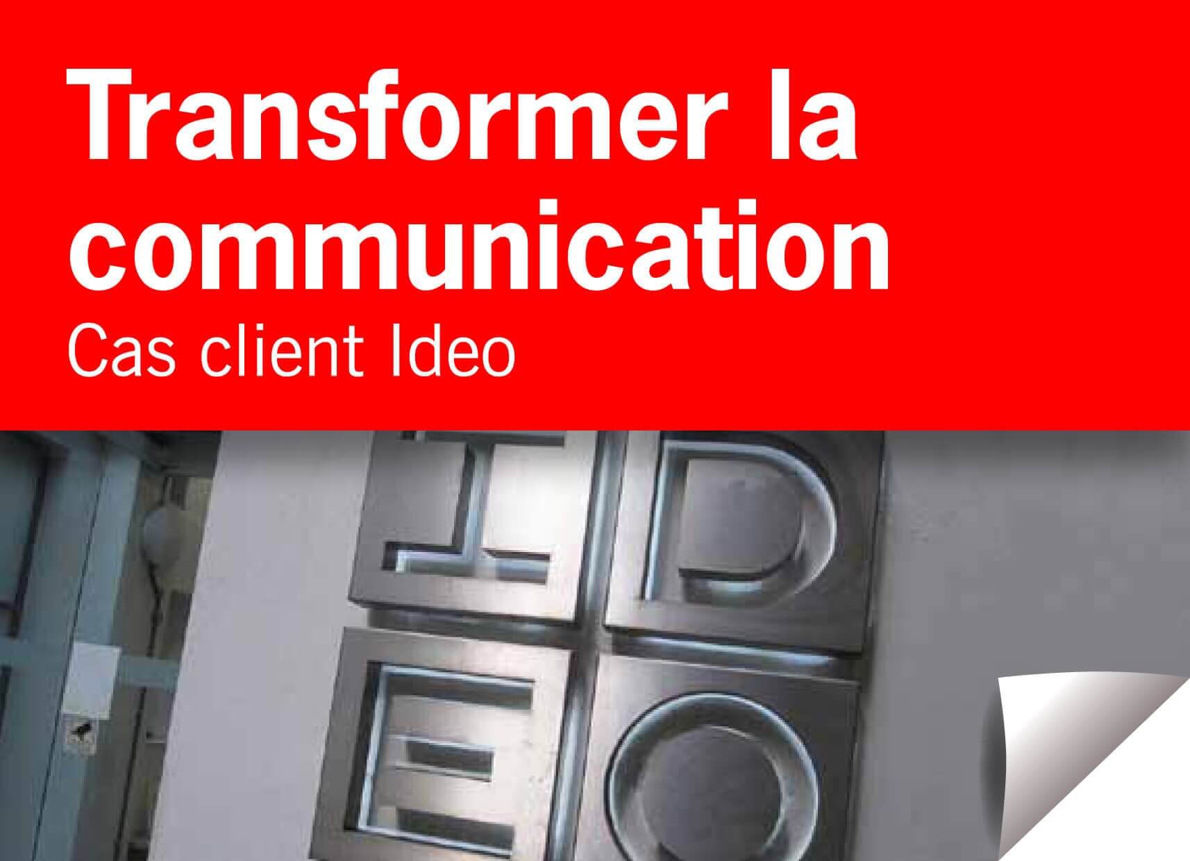 Transformer </br>la communication